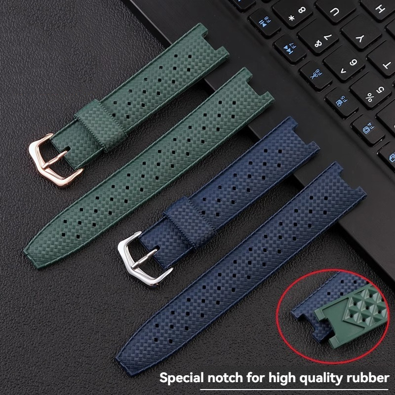 Rubber Men's Watch Strap for C - Cartier Watch Ballon Bleu recension och pris