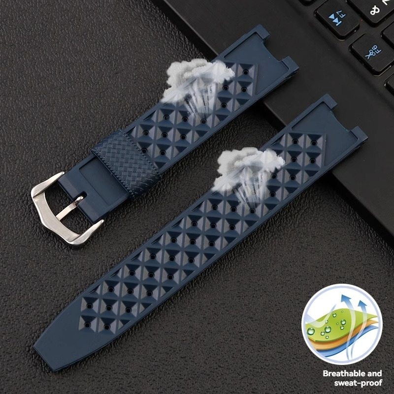 Rubber Men's Watch Strap for C - Cartier Watch Ballon Bleu recension och pris