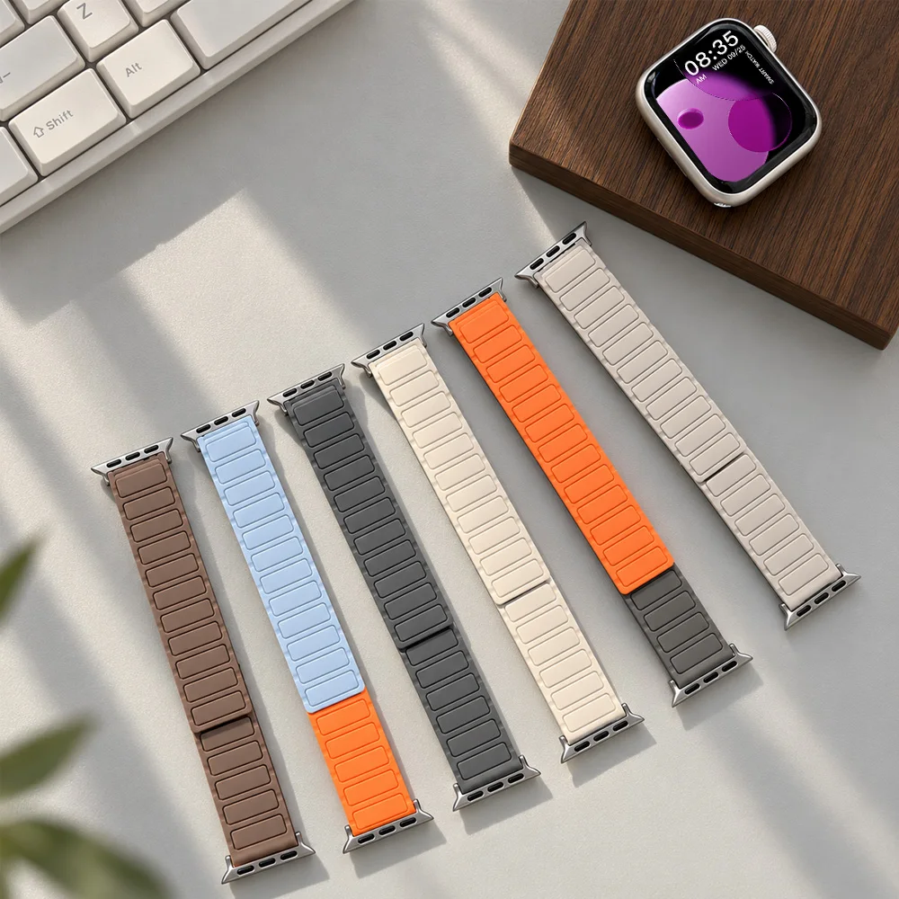 Magnetic Silicone Loop Strap f - Milanese Loop Magnetic recension och pris