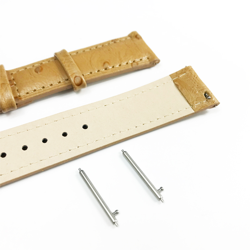 Handmade Ostrich Pattern Leath - Curved Spring Bar recension och pris