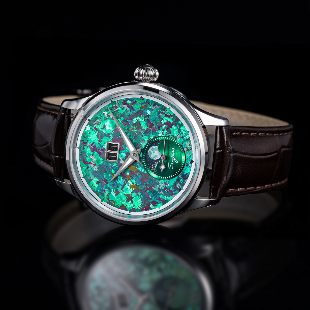 Sugess Watch of Men Moonphase  - Omega Watch Constellation recension och pris