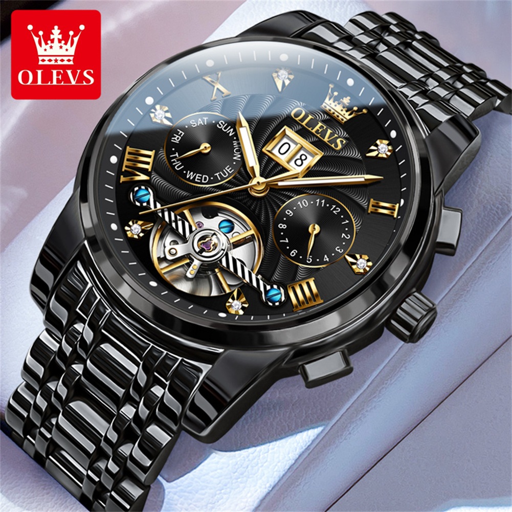 OLEVS Classic Men's Watches To - Omega Watch Constellation recension och pris