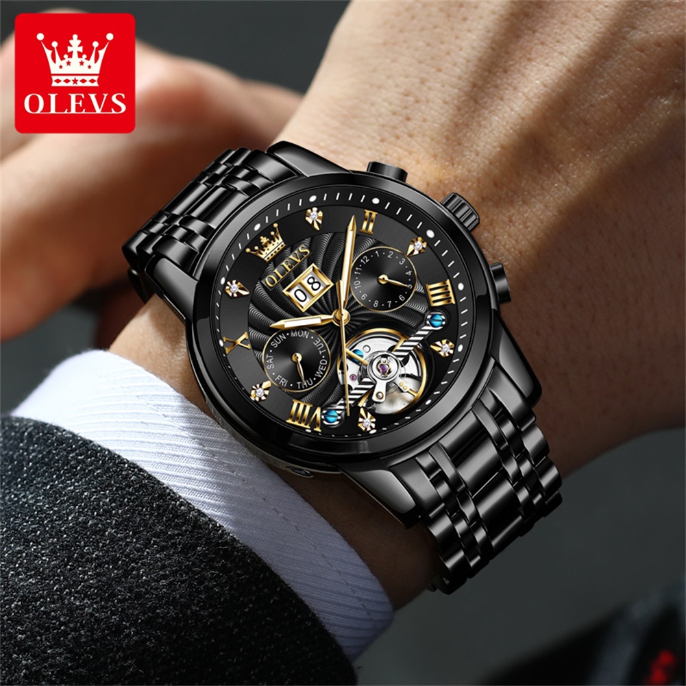 OLEVS Classic Men's Watches To - Omega Watch Constellation recension och pris