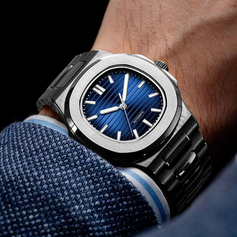 MACARLON 43mm Nautilus Style A - Patek Philippe Watch Nautilus recension och pris
